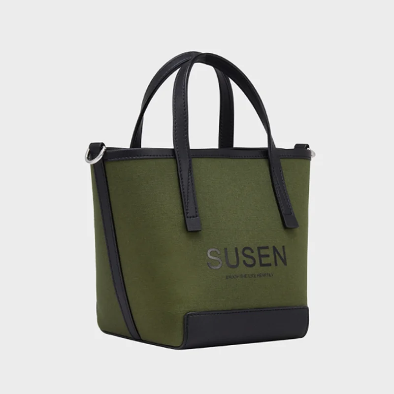 SUSEN Bucket Bag in canvas - Casual Chic view 2