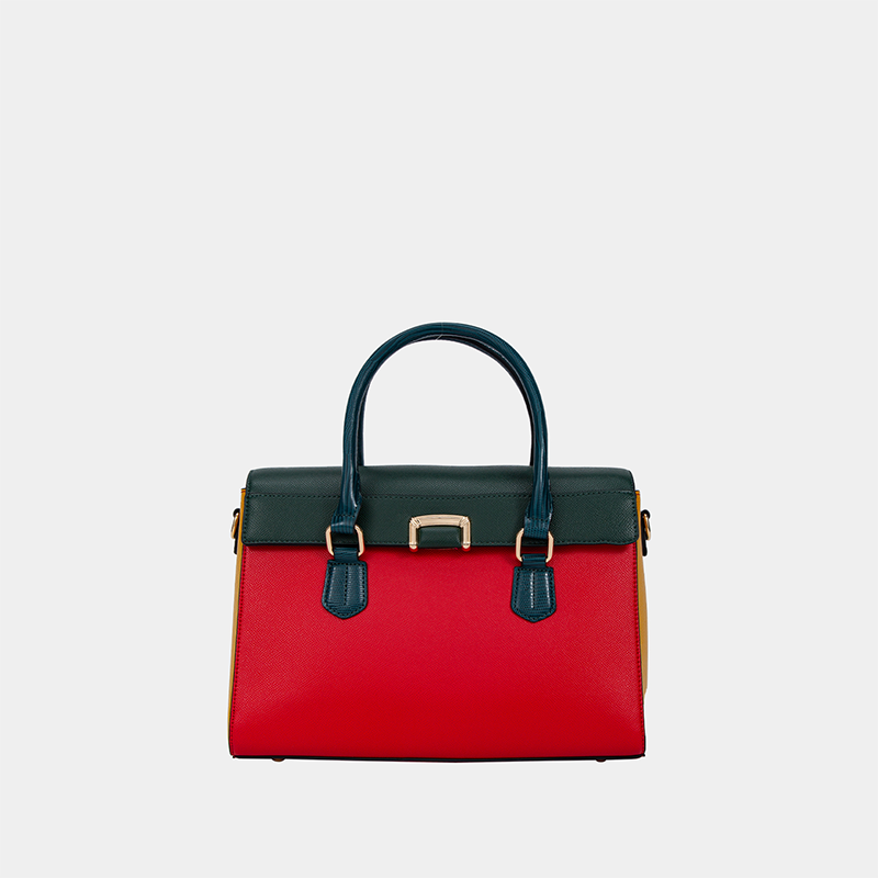 BAGCO Business Handbag Leather Dopamine Bright Office Style view 3