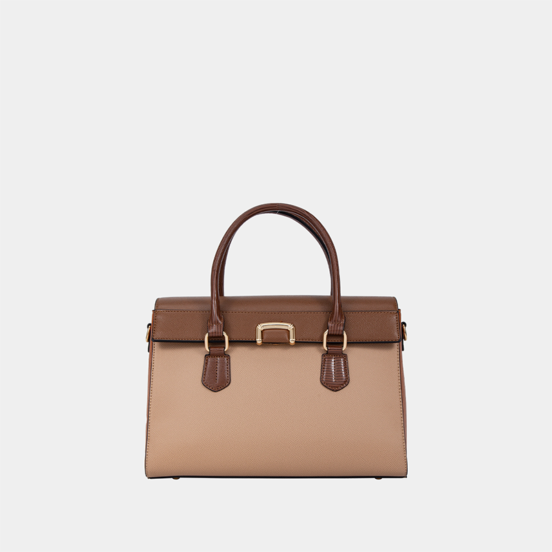 BAGCO Business Handbag Leather Dopamine Bright Office Style view 8