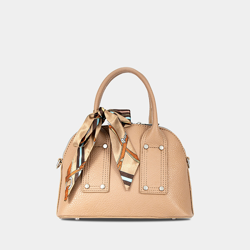 BAGCO Puffy Handbag Litchi Grain Soft Structure view 2