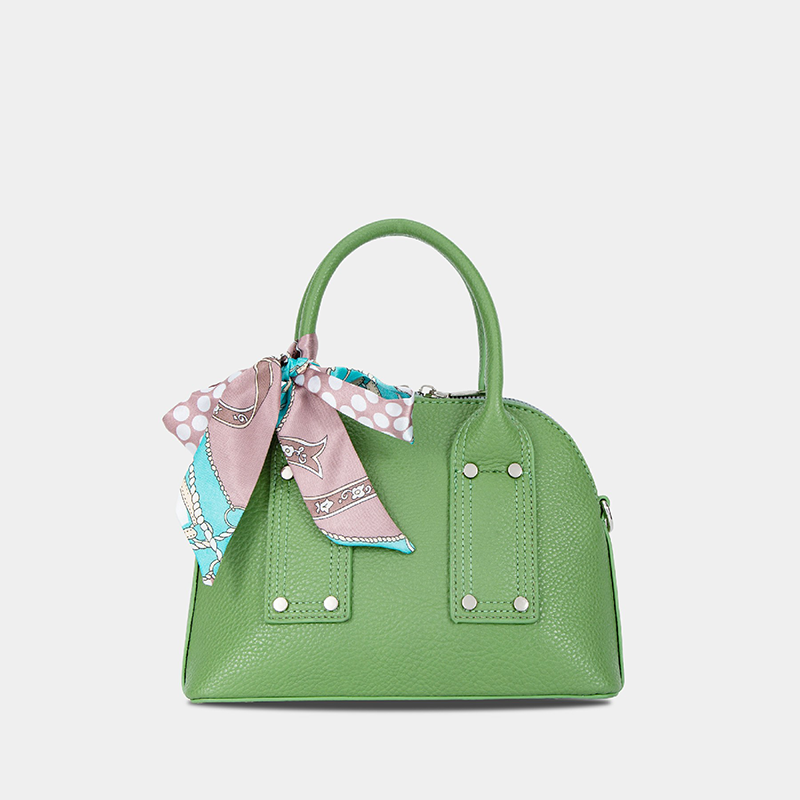 BAGCO Puffy Handbag Litchi Grain Soft Structure view 3