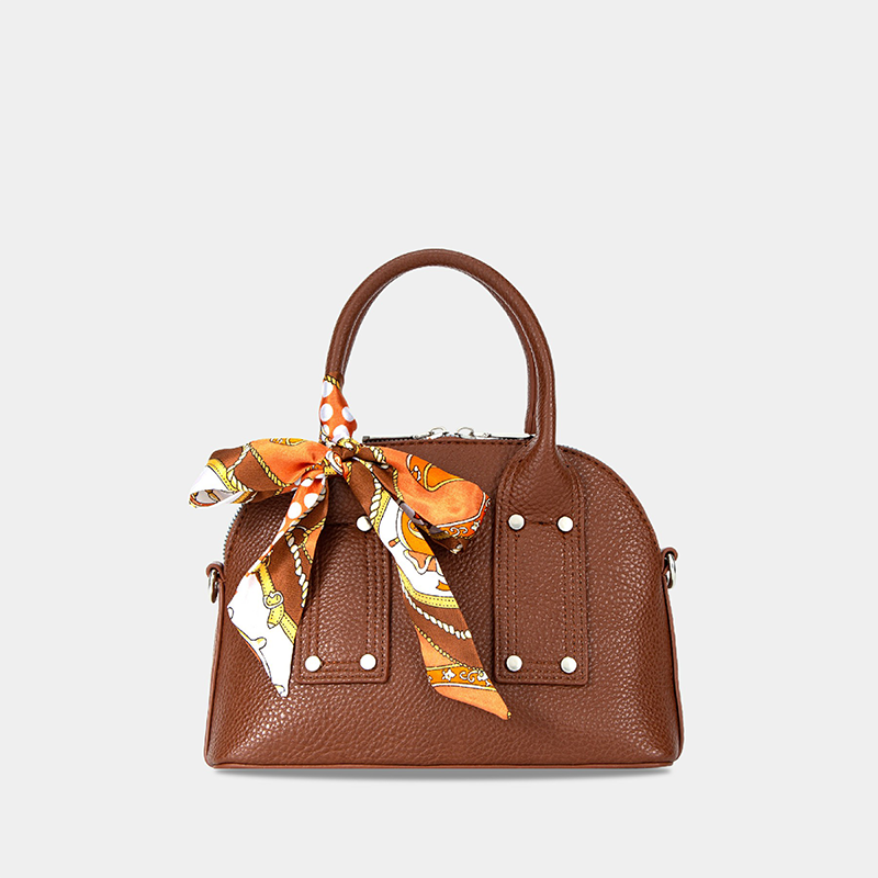 BAGCO Puffy Handbag Litchi Grain Soft Structure view 4