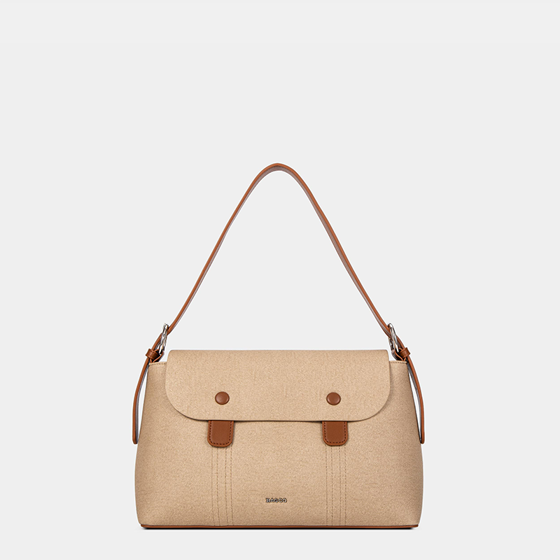 BAGCO Canvas Business Messenger Crossbody Bag Women view 4