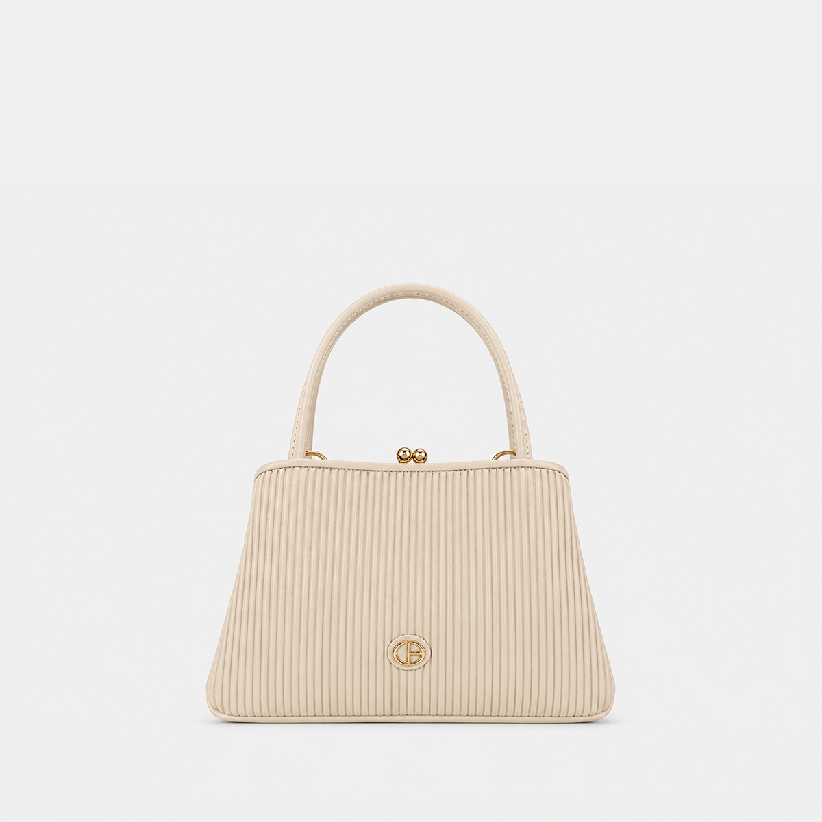 CHRISBELLA Pleated Kiss-Lock Top Handle Handbag view 4