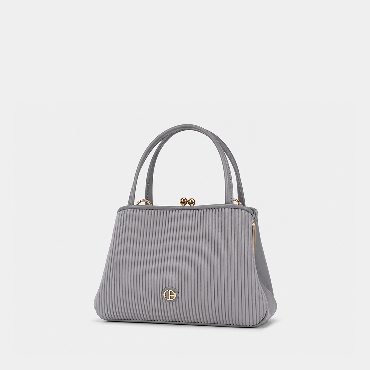 CHRISBELLA Pleated Kiss-Lock Top Handle Handbag view 3