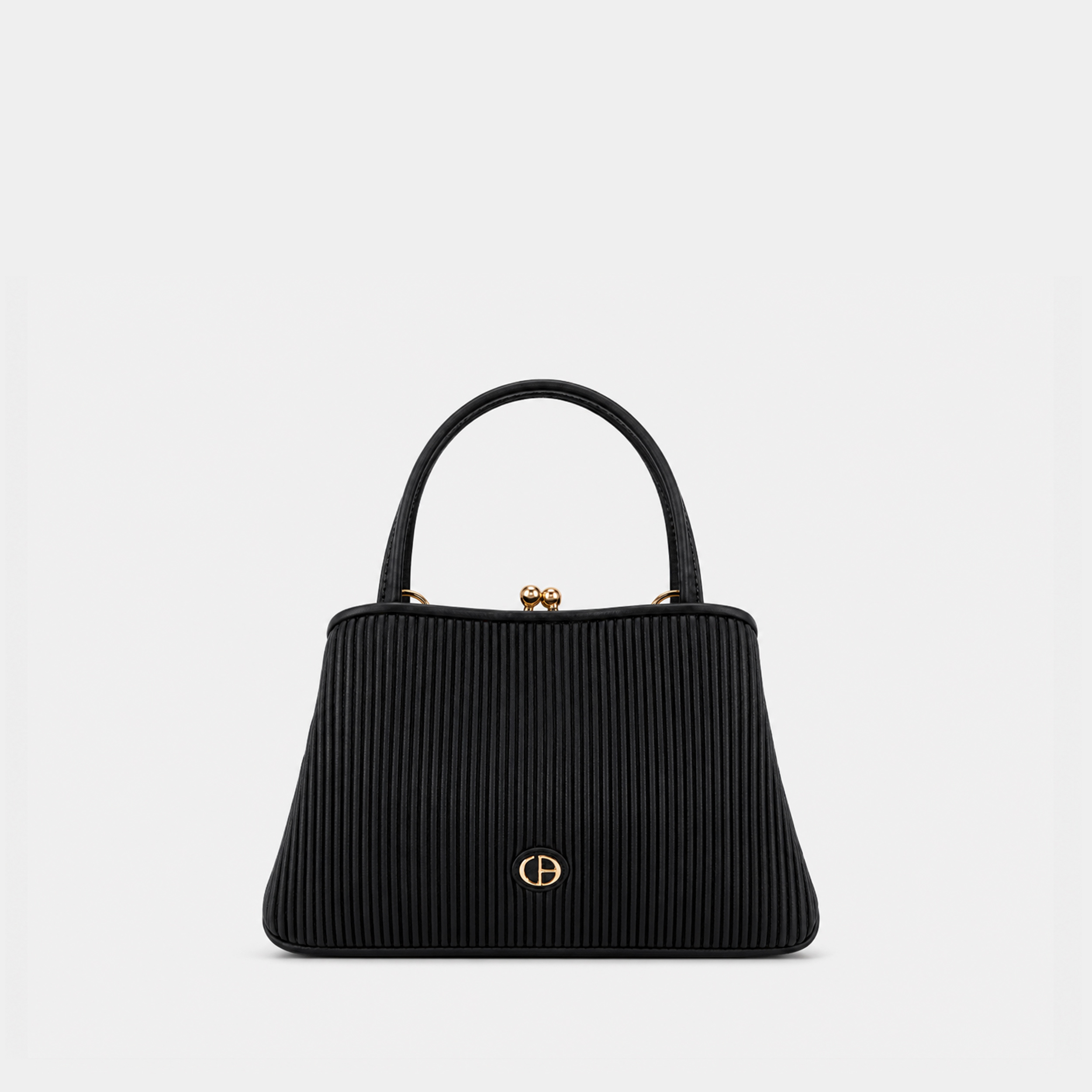 CHRISBELLA Pleated Kiss-Lock Top Handle Handbag view 7