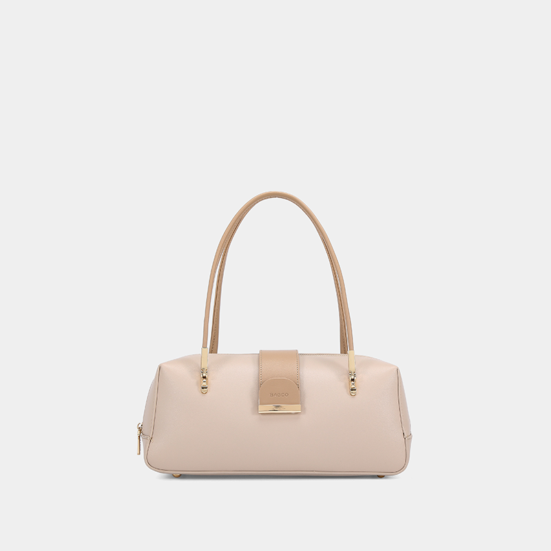 BAGCO Baguette Bag Leather Shoulder Bag Macaron Pastel Color view 5