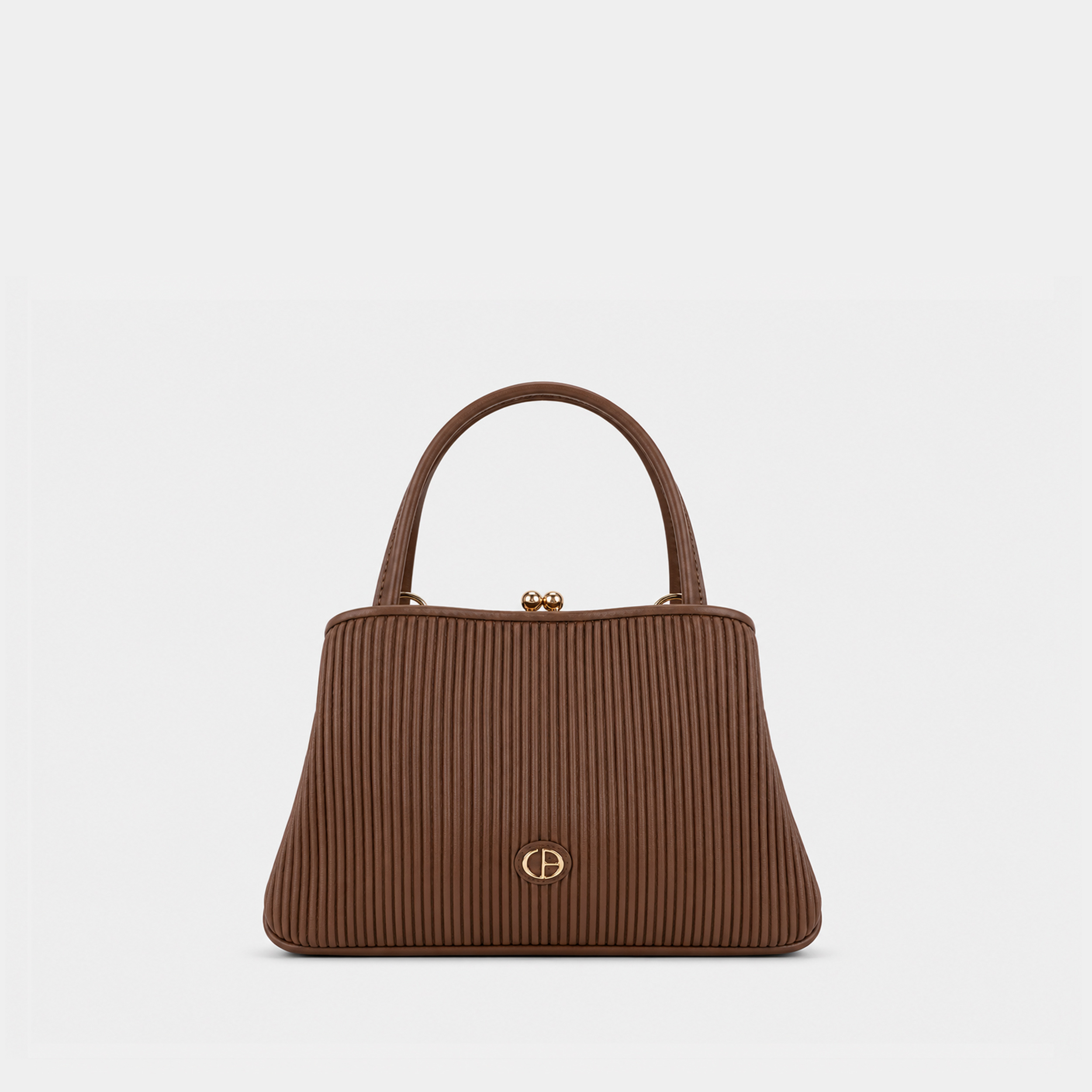 CHRISBELLA Pleated Kiss-Lock Top Handle Handbag view 6