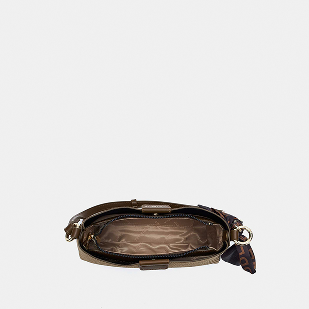 CHRISBELLA Canvas Ribbon Shoulder Bag view 4
