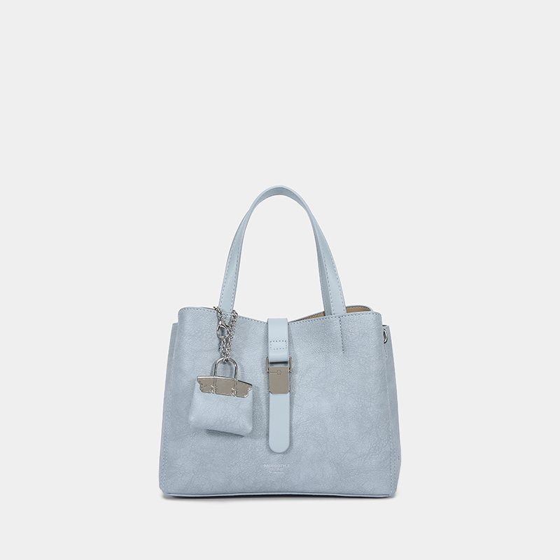 BAGCO Tote Bag Matte Pu Leather Minimalist Chic view 4