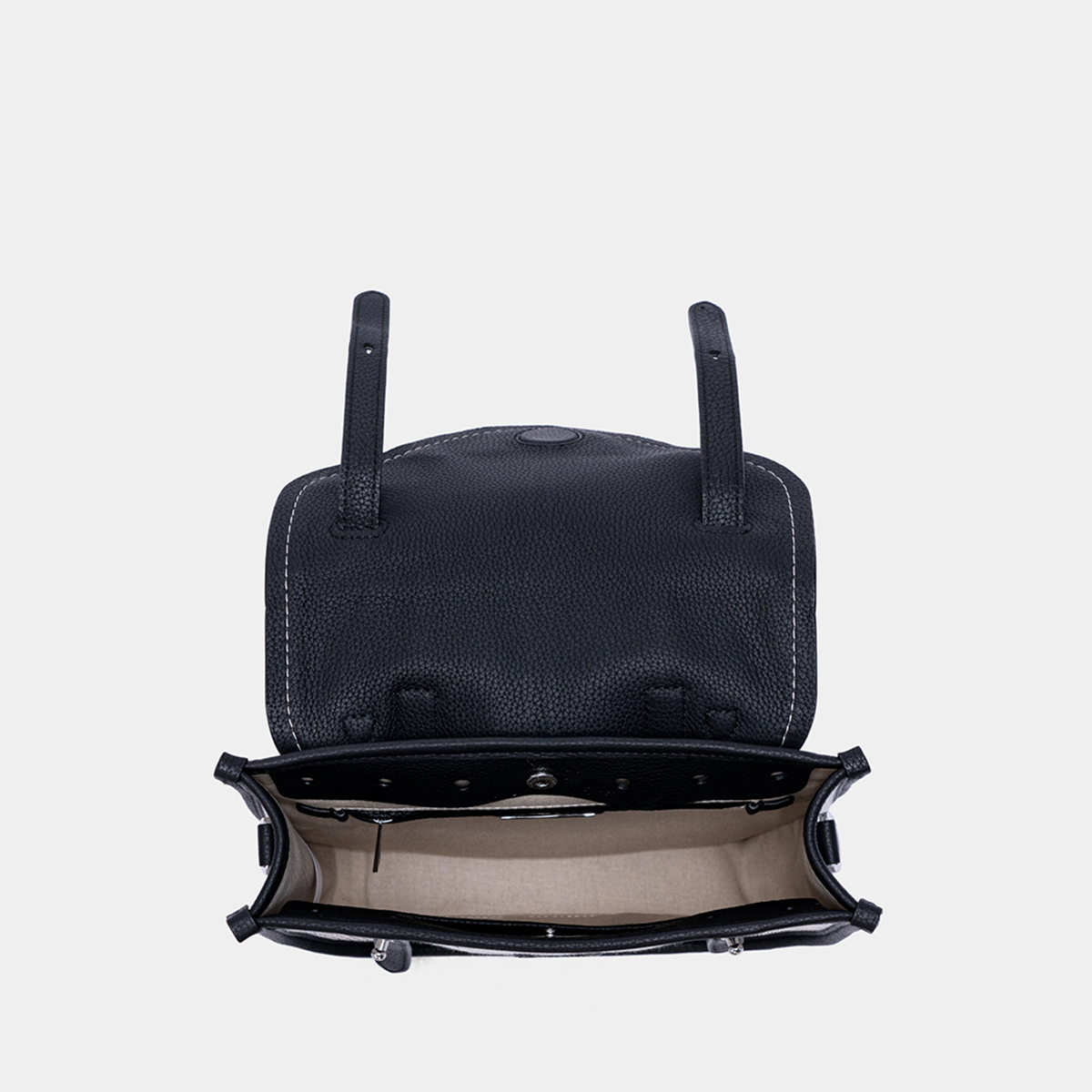 SUSEN Imported Cowhide Leather Saddle Bag Crossbody Premium view 2